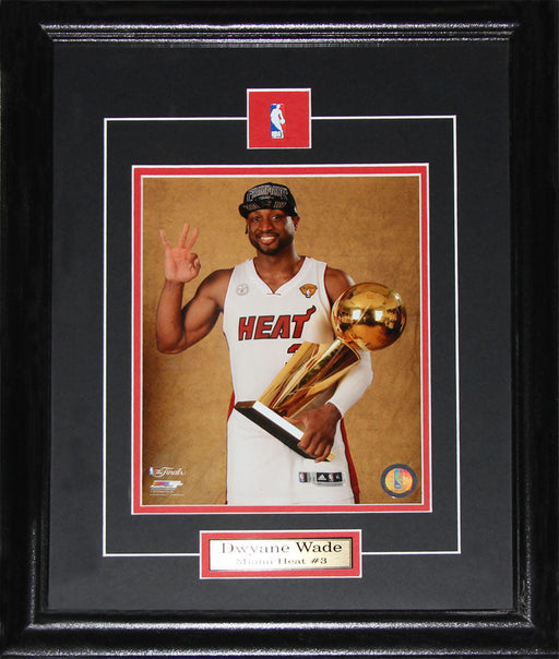 Dwyane Wade Miami Heat Championship 8x10 Basketball Collector Frame