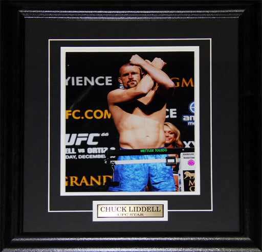 Chuck Liddell The Iceman UFC MMA Mixed Martial Arts 8x10 Collector Frame