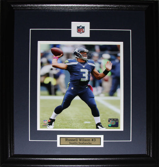 Russell Wilson Seattle Seahawks 8x10 Football Memorabilia Collector Frame