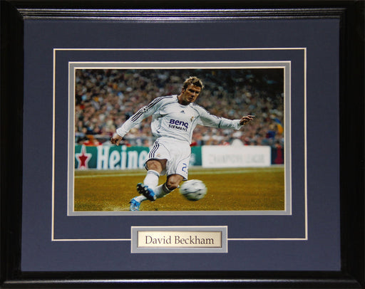 David Beckham Los Angeles Galaxy FC Soccer Football 8x10 Collector Frame