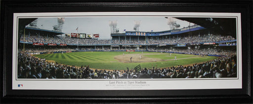Detroit Tigers Stadium Final Pitch 1999 baseball Panorama Baseball Frame
