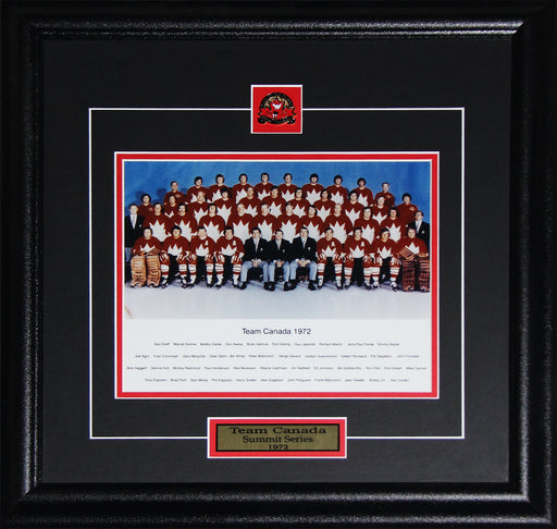 1972 Team Canada Summit Series Men's Gold Medal Hockey Team Photograph 8x10 Collector Frame