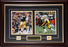 Terry Bradshaw Pittsburgh Steelers 2 Photo Signed Football Collector Frame