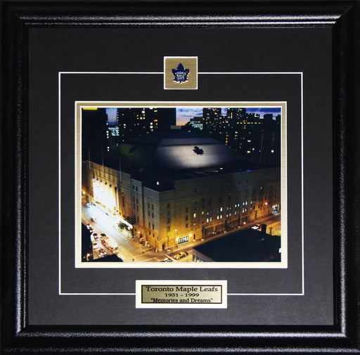 Toronto Maple Leaf Gardens At Night Memories and Dreams 8x10 Collector Frame