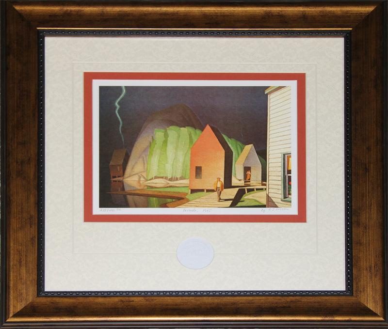 Prelude 1945 by Alfred Joseph A. J. Casson Canadian Art Print Frame Group of Seven