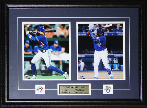 Vladimir Guerrero Jr. & Bo Bichette Toronto Blue Jays Baseball Sports Memorabilia Collector 2 Photo Frame