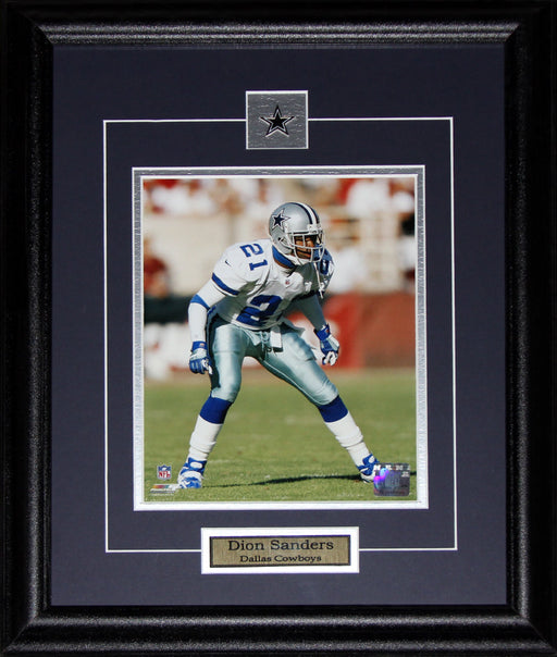 Dion Sanders Dallas Cowboys 8x10 Football Memorabilia Collector Frame