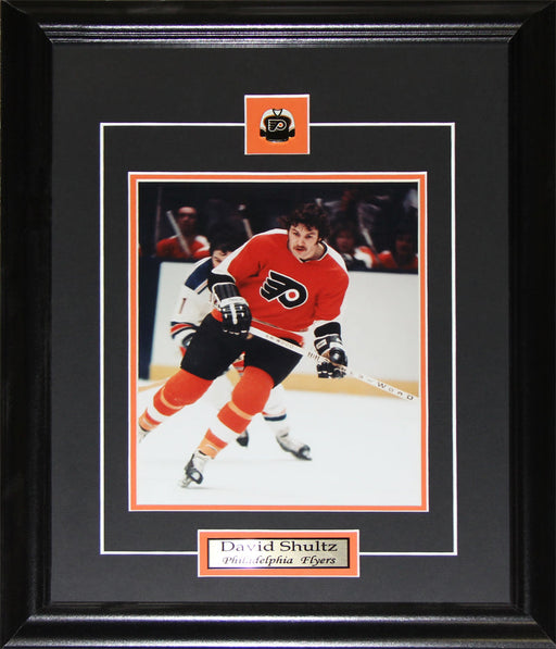 David Shultz Philadelphia Flyers 8x10 Hockey Memorabilia Collector Frame
