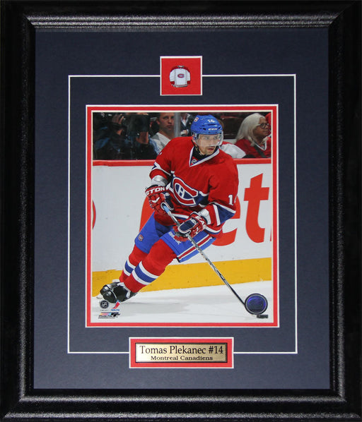 Tomas Plekanec Montreal Canadiens 8x10 Hockey Memorabilia Collector Frame