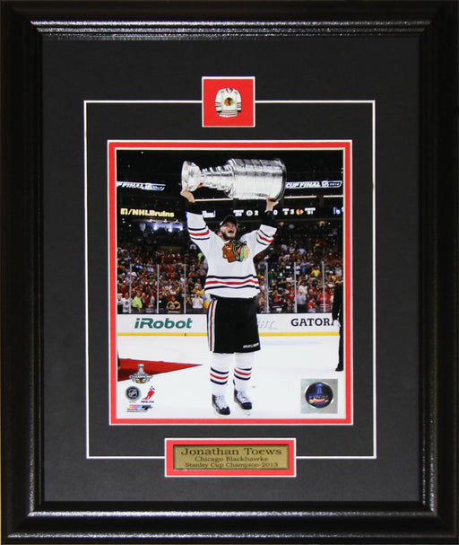 Jonathan Toews Chicago Blackhawks 2013 Stanley Cup 8x10 Hockey Frame