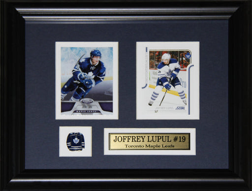 Joffrey Lupul Toronto Maple Leafs 2 Card Hockey Memorabilia Collector Frame