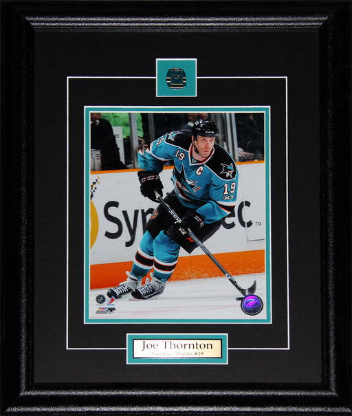 Joe Thornton San Jose Sharks 8x10 Hockey Memorabilia Collector Frame