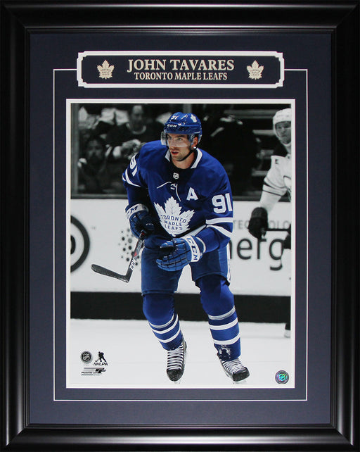 John Tavares Toronto Maple Leafs 16x20 Etched Hockey Frame (Vertical Spotlight)