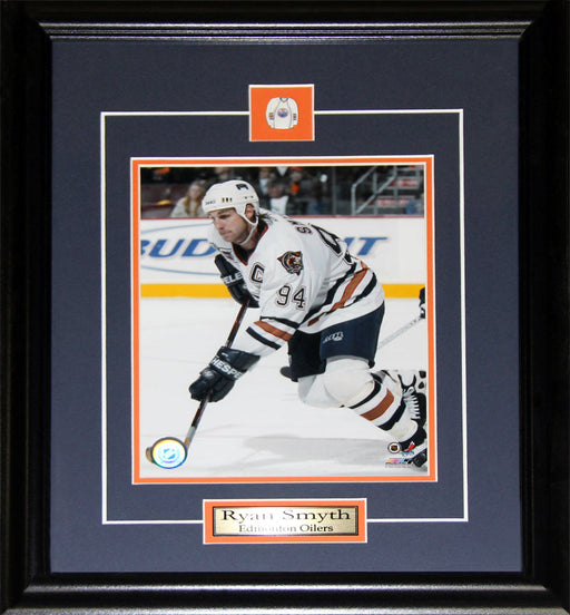 Ryan Smyth Edmonton Oilers 8x10 Hockey Memorabilia Collector Frame