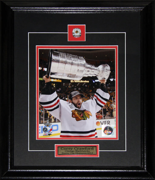 Corey Crawford Chicago Blackhawks 2013 Stanley Cup 8x10 Hockey Frame