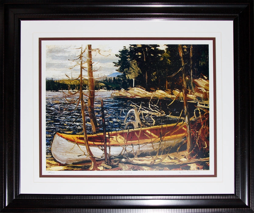 The Canoe 1912 by Tom Thomson Canadian Art Print Frame Limited Edition Group of Seven