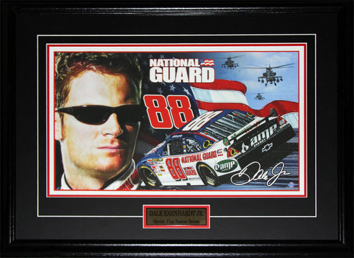 Dale Earnhardt Jr. NASCAR Auto Motorsport Racing Driver Collector Print Frame