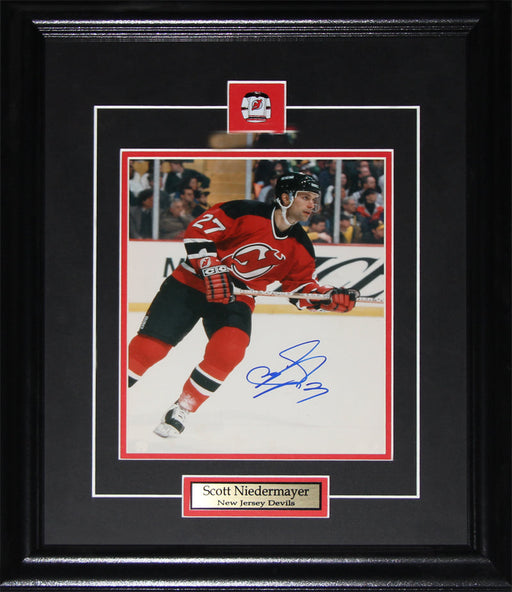 Scott Niedermayer New Jersey Devils Signed 8x10 Hockey Collector Frame