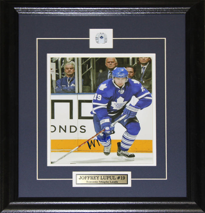 Joffrey Lupul Toronto Maple Leafs Signed 8x10 Hockey Collector Frame