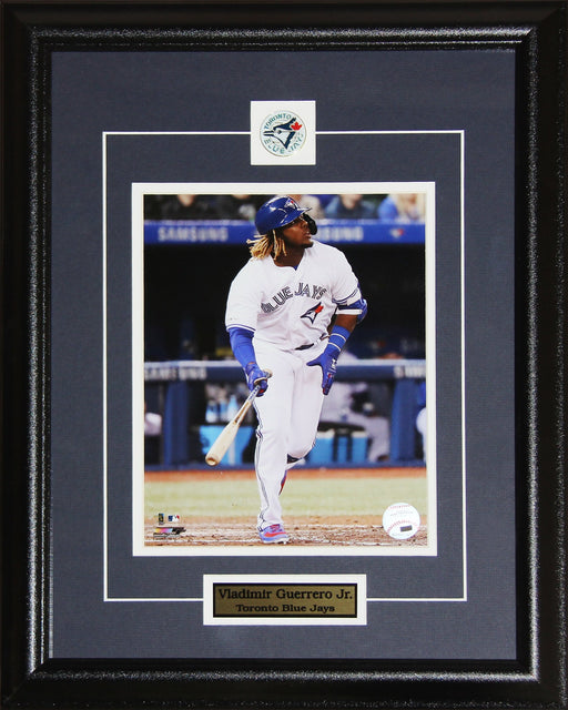 Vladimir Guerrero Jr. Toronto Blue Jays Baseball Memorabilia 8x10 Frame (Post Hit)