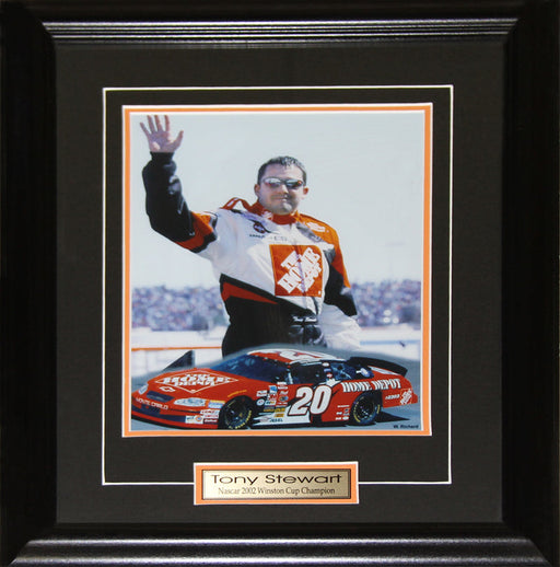 Tony Stewart NASCAR Auto Motorsport Racing Driver 8x10 Racer Collector Frame