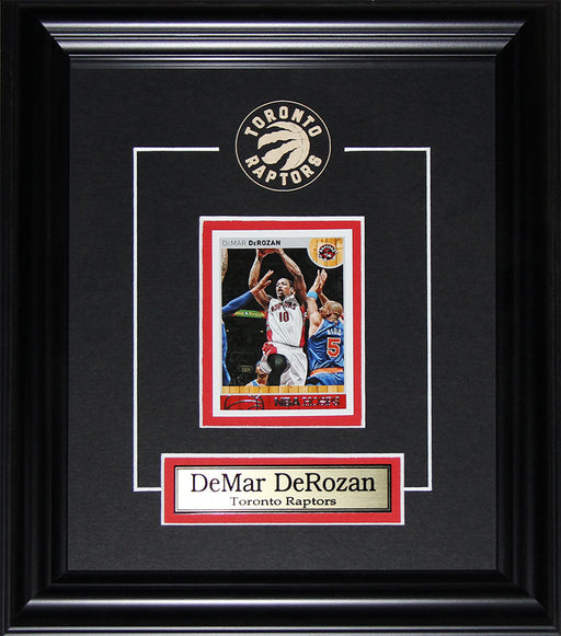 DeMar DeRozan Toronto Raptors single Card Basketball Collector Frame