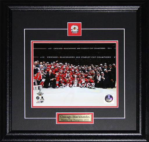 2015 Chicago Blackhawks Stanley Cup Champions 8x10 Hockey Collector Frame