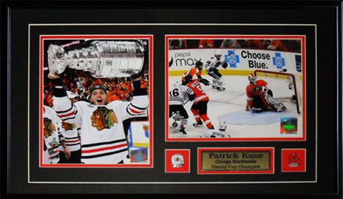 Patrick Kane Chicago Blackhawks 2010 Stanley Cup 2 Photo Hockey Collector Frame
