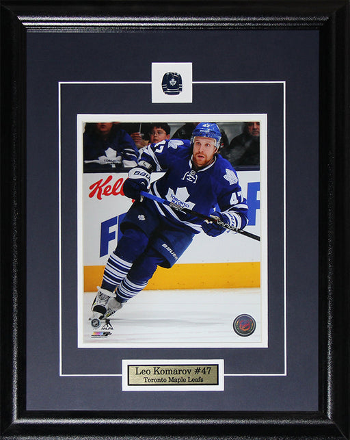 Leo Komarov Toronto Maple Leafs 8x10 Hockey Memorabilia Collector Frame