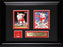Gordie Howe Detroit Red Wings 2 Card Hockey Memorabilia Collector Frame