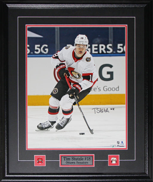 Tim Stutzle Ottawa Senators Hockey Sports Memorabilia Signed 16x20 Collector Frame