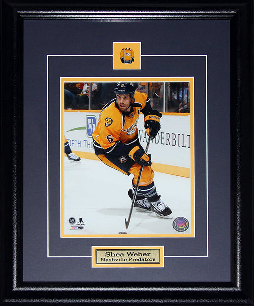 Shea Weber Nashville Predators 8x10 Hockey Memorabilia Collector Frame