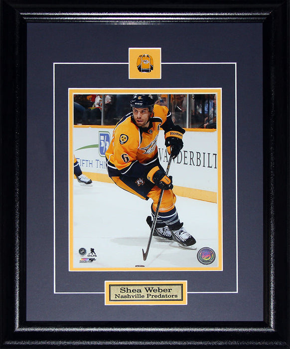 Shea Weber Nashville Predators 8x10 Hockey Memorabilia Collector Frame