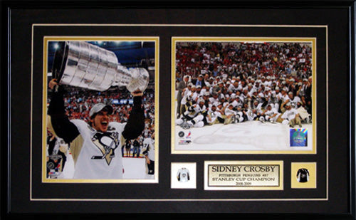 Sidney Crosby Pittsburgh Penguins 2010 Stanley Cup 2 Photo Hockey Frame