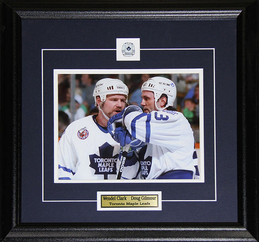 Doug Gilmour & Wendel Clark Toronto Maple Leafs 8x10 Hockey Collector Frame
