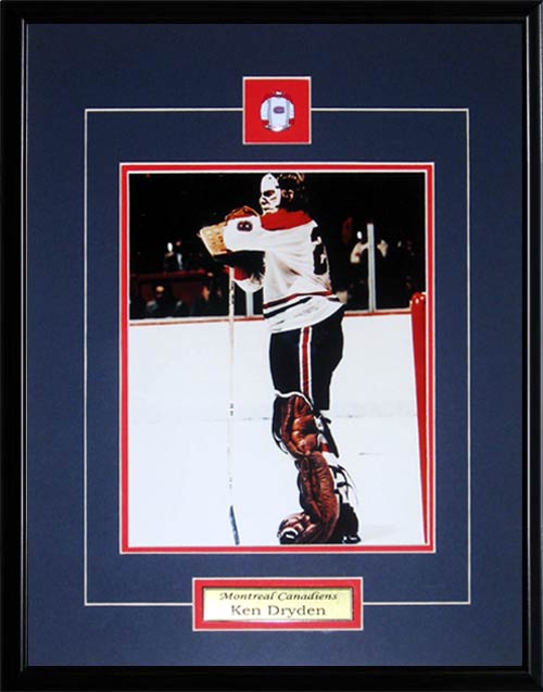 Ken Dryden Montreal Montreal Canadiens 8x10 Hockey Collector Frame