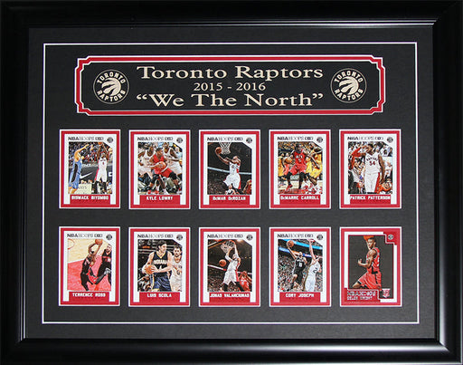 2016 Toronto Raptors "We The North" Panini Card Set Basketball Frame