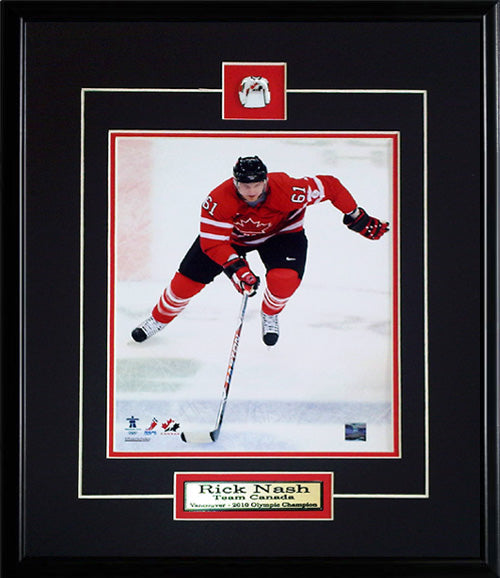 Rick Nash Team Canada 2010 Vancouver Winter Olympics 8x10 Collector Frame