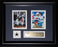 Michael Irvin Dallas Cowboys 2 Card Football Memorabilia Collector Frame