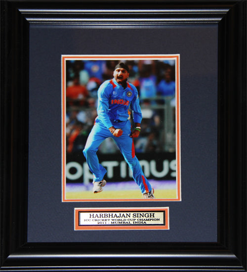 Harbhajan Singh NCL Team India Cricket 5x7 Sports Collector Frame