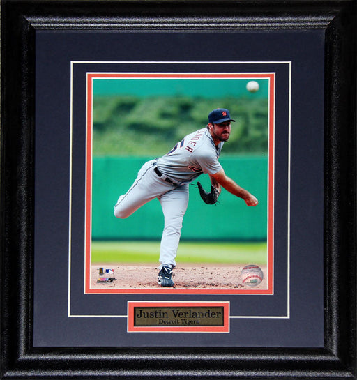 Justin Verlander Detroit Tigers 8x10 Baseball Memorabilia Collector Frame