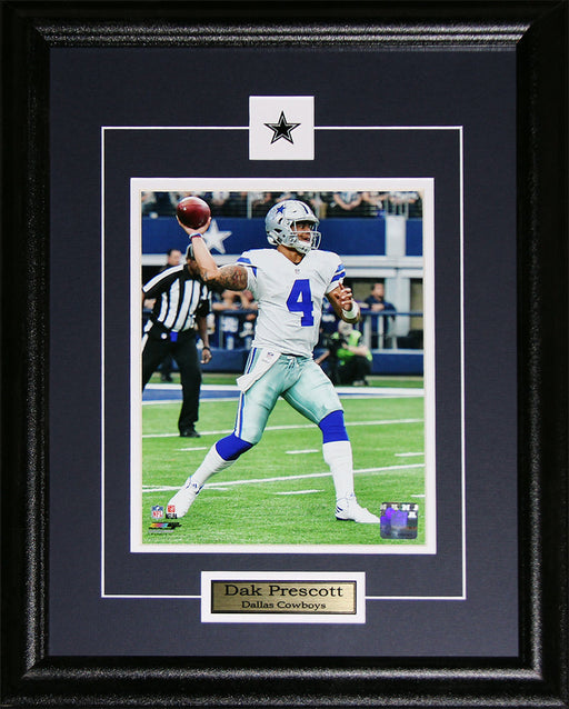 Dak Prescott Dallas Cowboys 8x10 Football Memorabilia Collector Frame