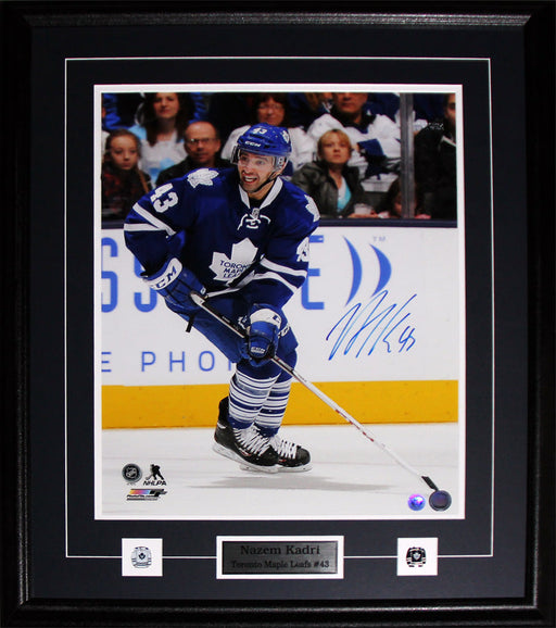 Nazem Kadri Toronto Maple Leafs Signed 16x20 Hockey Collector Frame