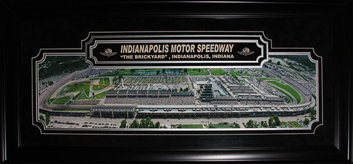 Indianapolis Motors Speedway NASCAR racing Deluxe Panorama Collector Frame