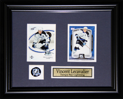 Vincent Lecavalier Tampa Bay Lightning 2 Card Hockey Collector Frame