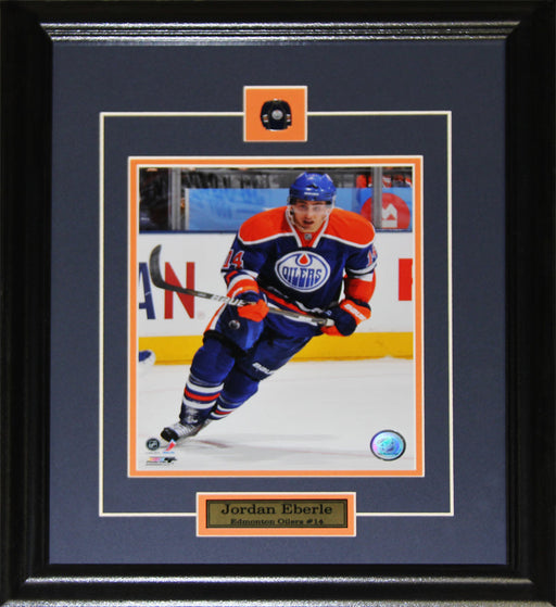 Jordan Eberle Edmonton Oilers 8x10 Hockey Memorabilia Collector Frame