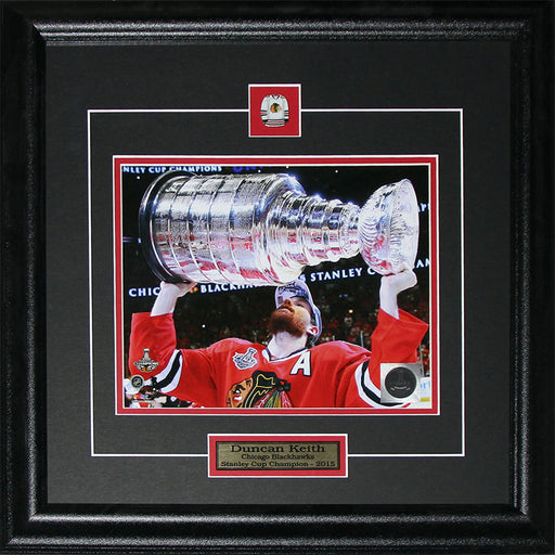 Duncan Keith Chicago Blackhawks 2015 Stanley Cup 8x10 Hockey Collector Frame