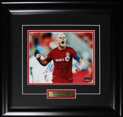 Michael Bradley Toronto FC Soccer Football Signed 8x10 Collector Frame