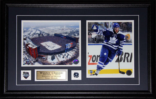 Tyler Bozak Toronto Maple Leafs 2014 Winter classic 2 Photo Hockey Frame