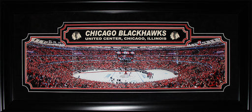 Chicago Blackhawks United Center Panorama Deluxe Hockey Collector Frame